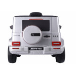 Elektrické autíčko - Mercedes G63 S306-1 - strieborné